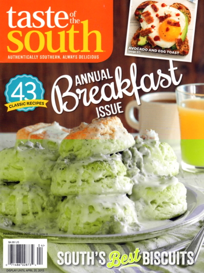 Taste of the South March 01, 2015 Issue Cover