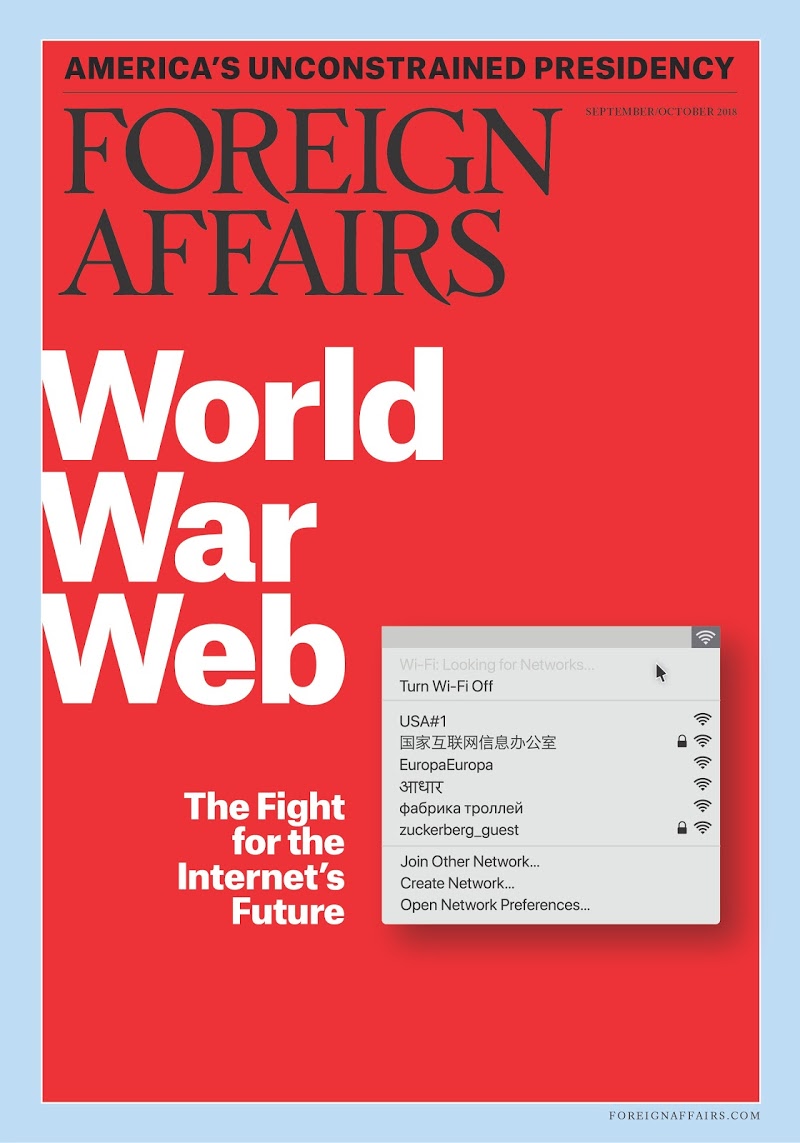 Foreign-Affairs September 01, 2018 Issue Cover