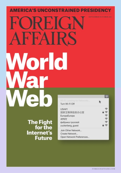 Foreign Affairs September 01, 2018 Issue Cover