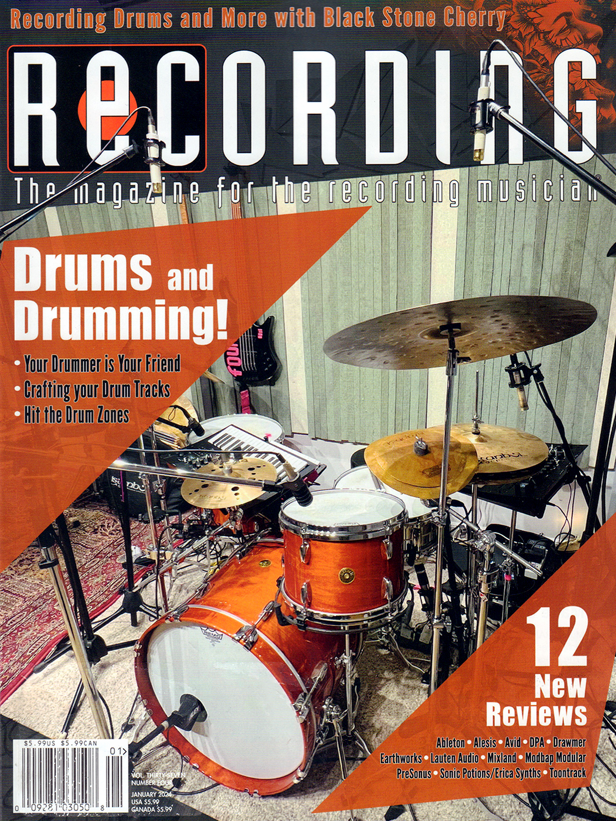 Recording-Magazine January 01, 2024 Issue Cover