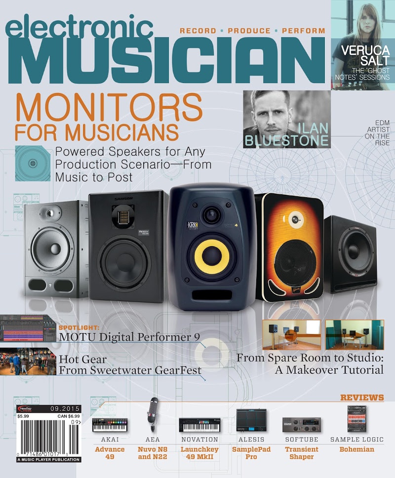 Electronic-Musician September 01, 2015 Issue Cover