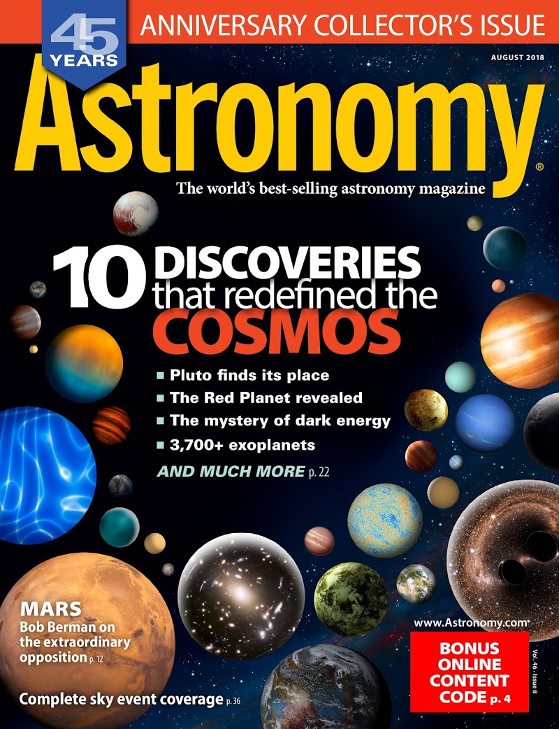 Astronomy August 01, 2018 Issue Cover