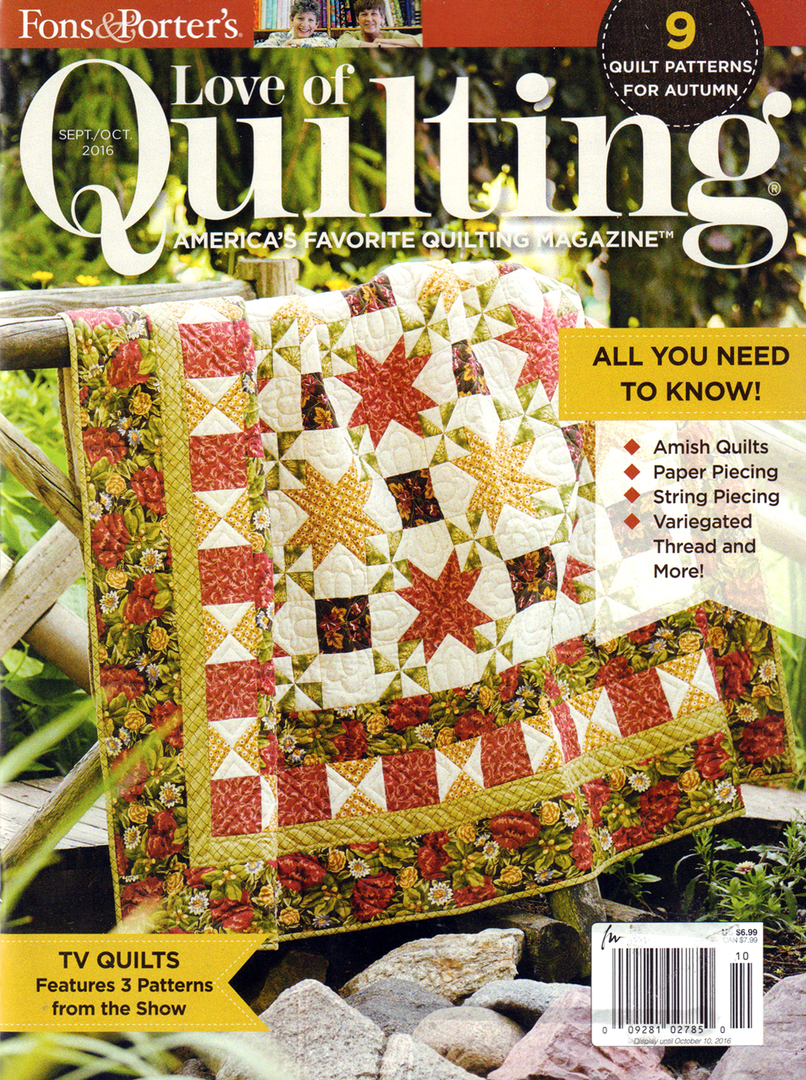 Fons-and-Porters-Love-of-Quilting September 01, 2016 Issue Cover