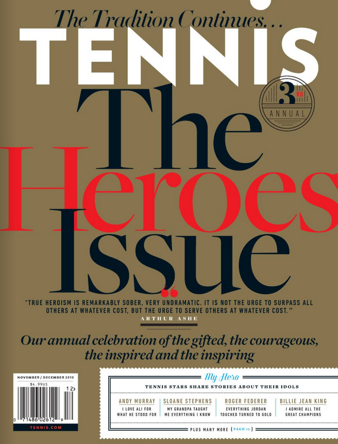 Tennis-Magazine November 01, 2015 Issue Cover