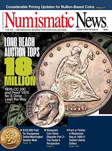 Numismatic-News October 01, 2019 Issue Cover