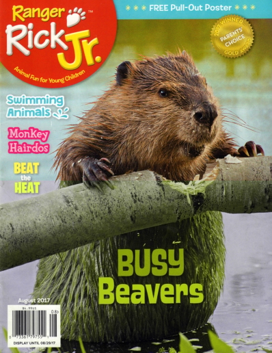 Ranger Rick Jr. August 01, 2017 Issue Cover