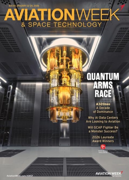 Aviation Week & Space Technology January 12, 2026 Issue Cover