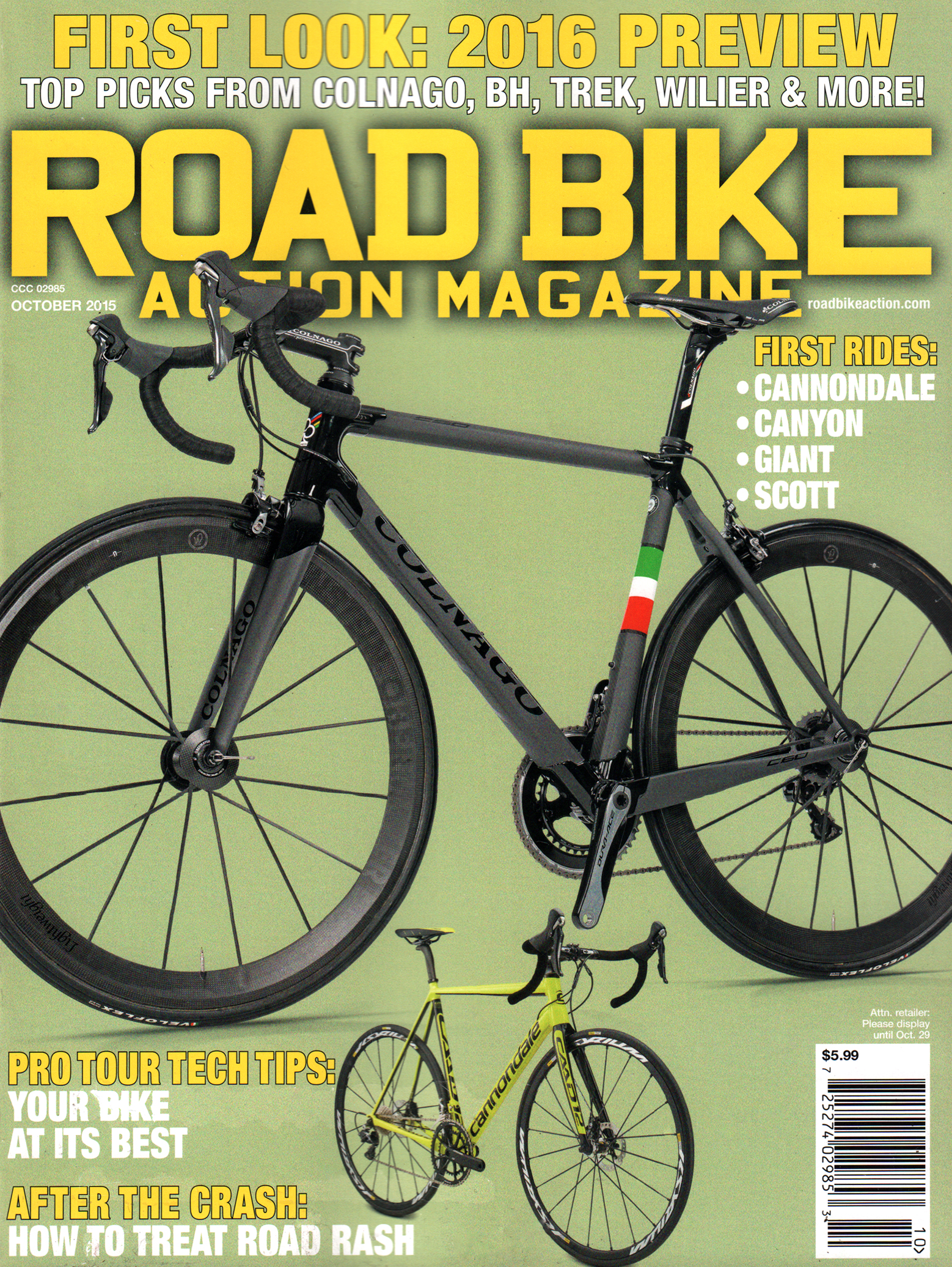 Road-Bike-Action October 01, 2015 Issue Cover
