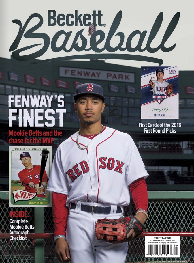 Beckett-Baseball August 01, 2018 Issue Cover