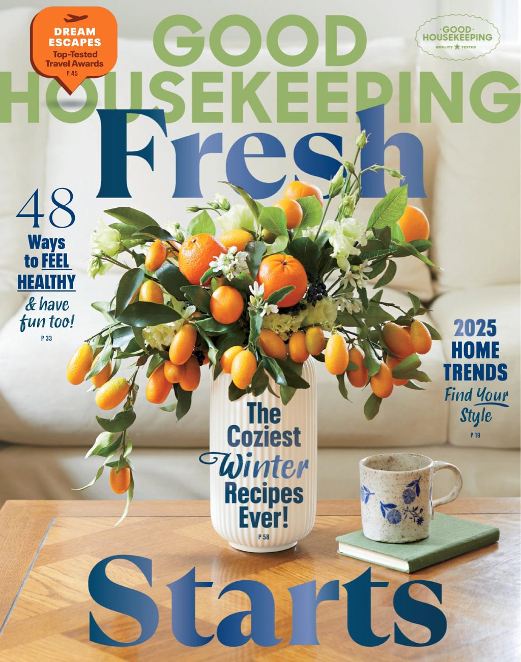 Good-Housekeeping January 01, 2025 Issue Cover