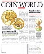 Coin-World-Weekly September 20, 2021 Issue Cover