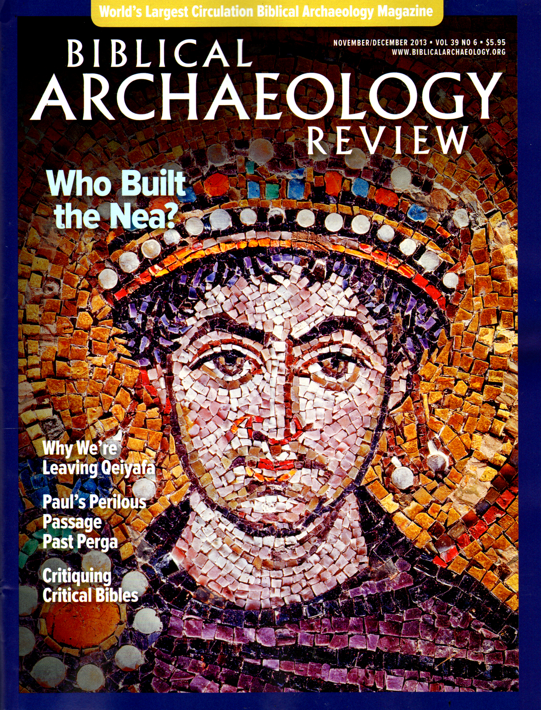 Biblical-Archaeology-Review November 01, 2013 Issue Cover