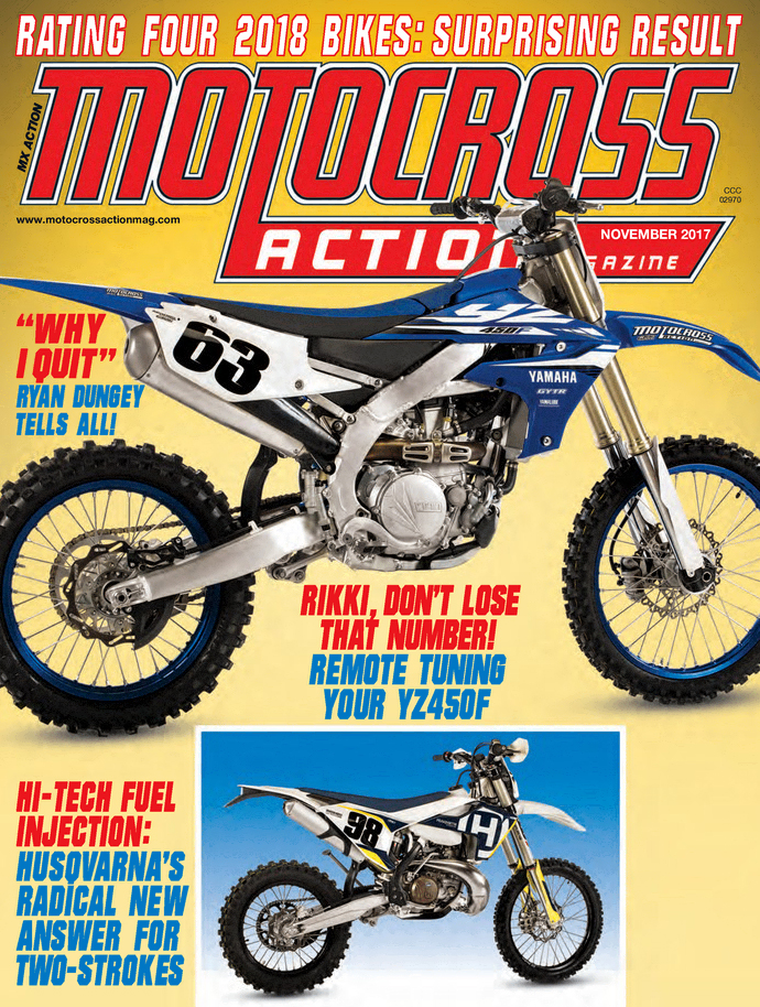 Motocross-Action November 01, 2017 Issue Cover