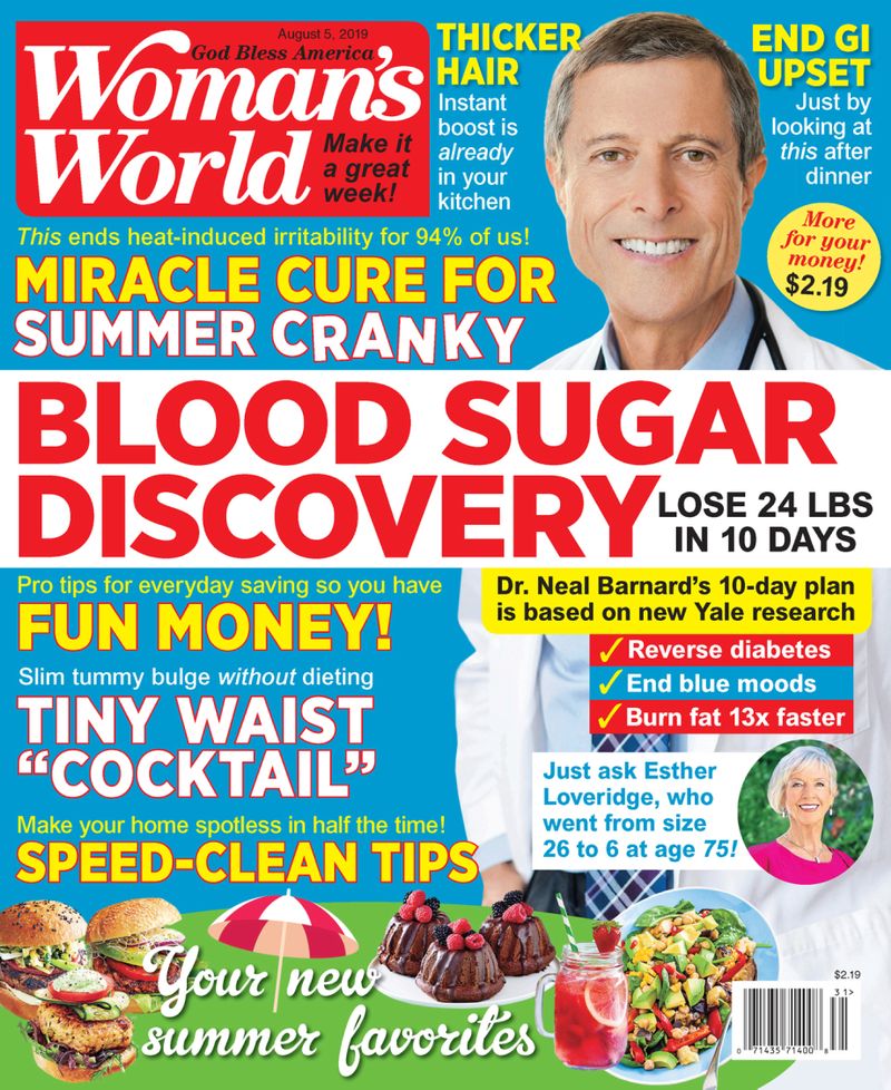 Womans-World August 05, 2019 Issue Cover