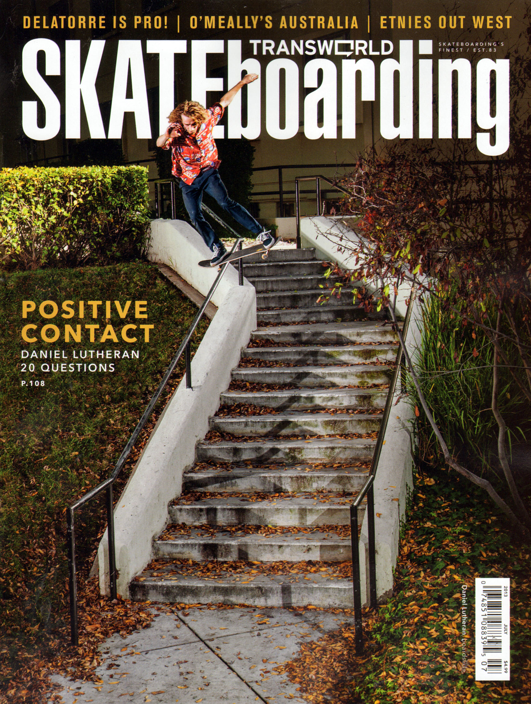 Transworld-SKATEboarding July 01, 2013 Issue Cover