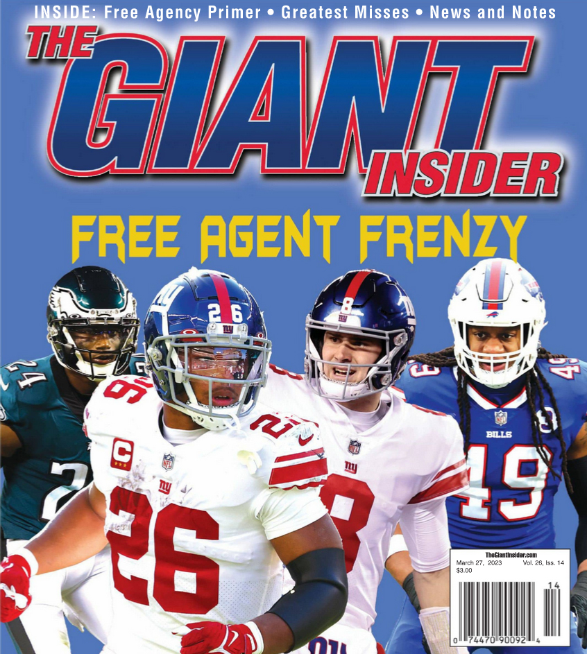 Giants-Insider March 27, 2023 Issue Cover
