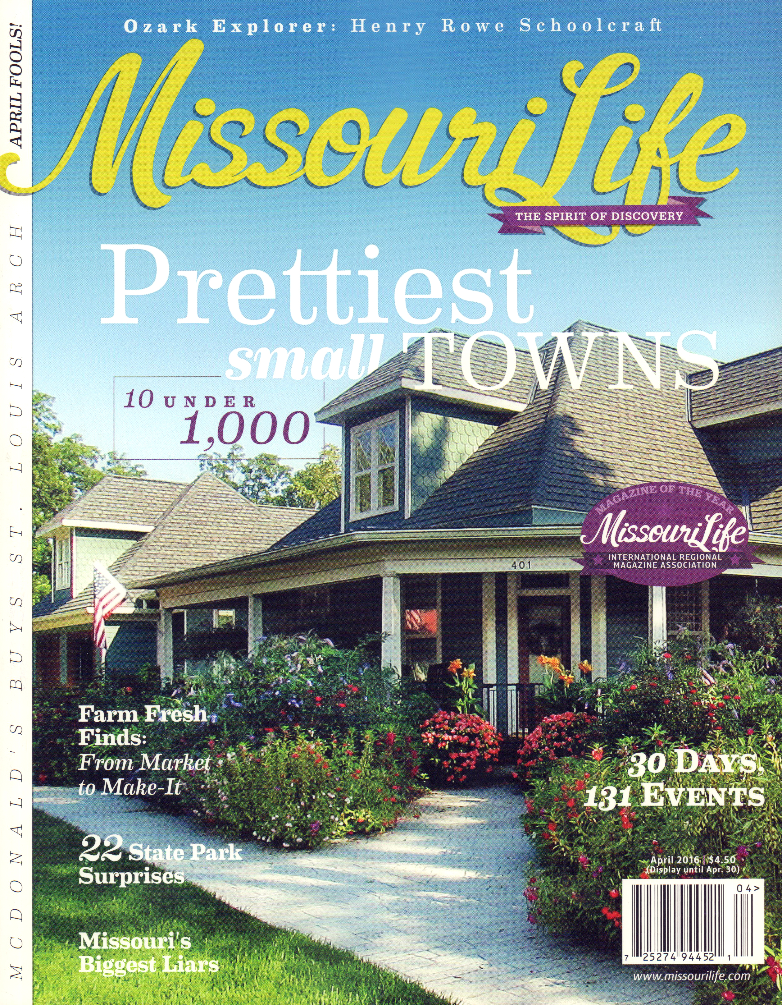 Missouri-Life April 01, 2016 Issue Cover