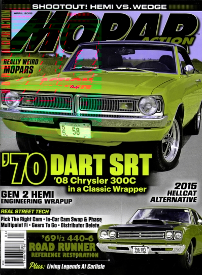 Mopar Action April 01, 2015 Issue Cover