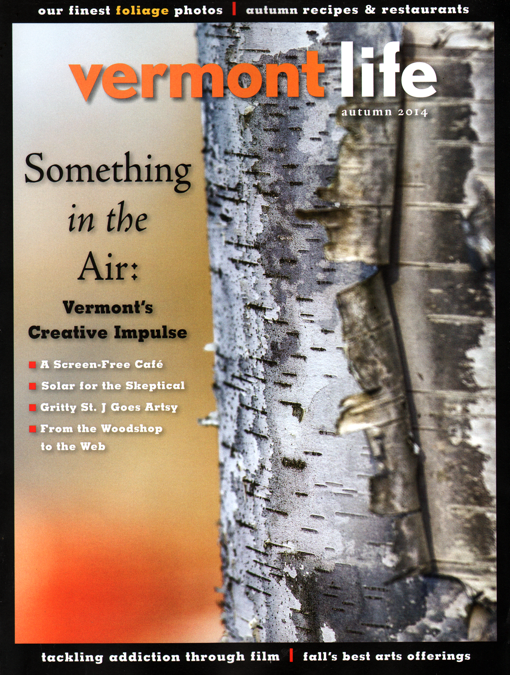 Vermont-Life September 01, 2014 Issue Cover