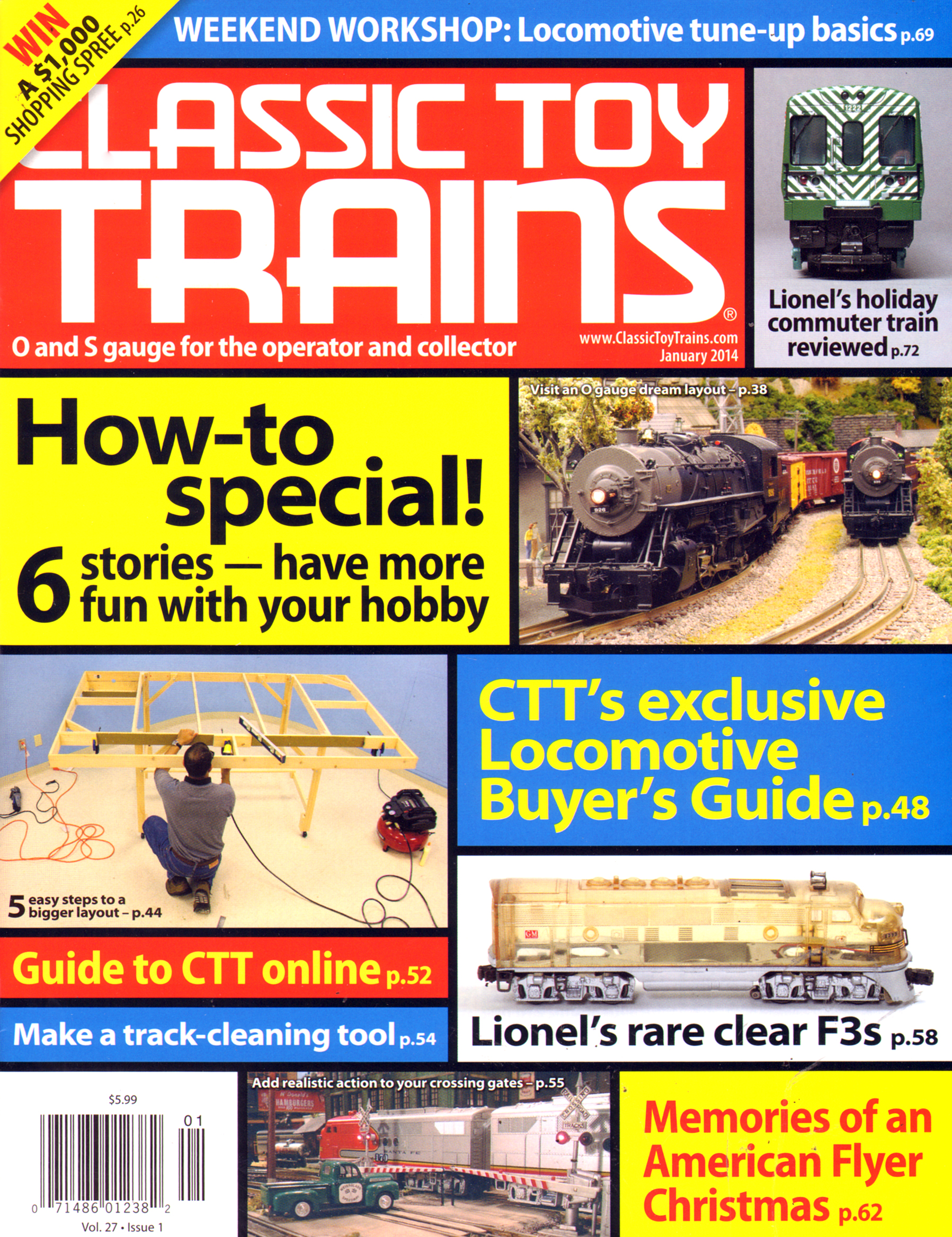 Classic-Toy-Trains January 01, 2014 Issue Cover