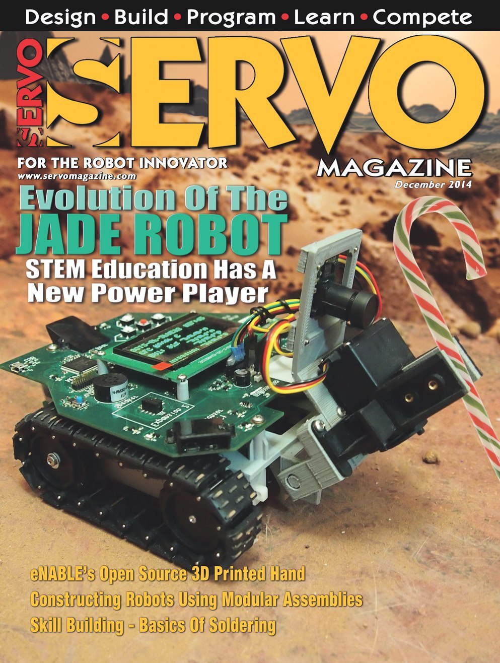 Servo-Magazine December 01, 2014 Issue Cover