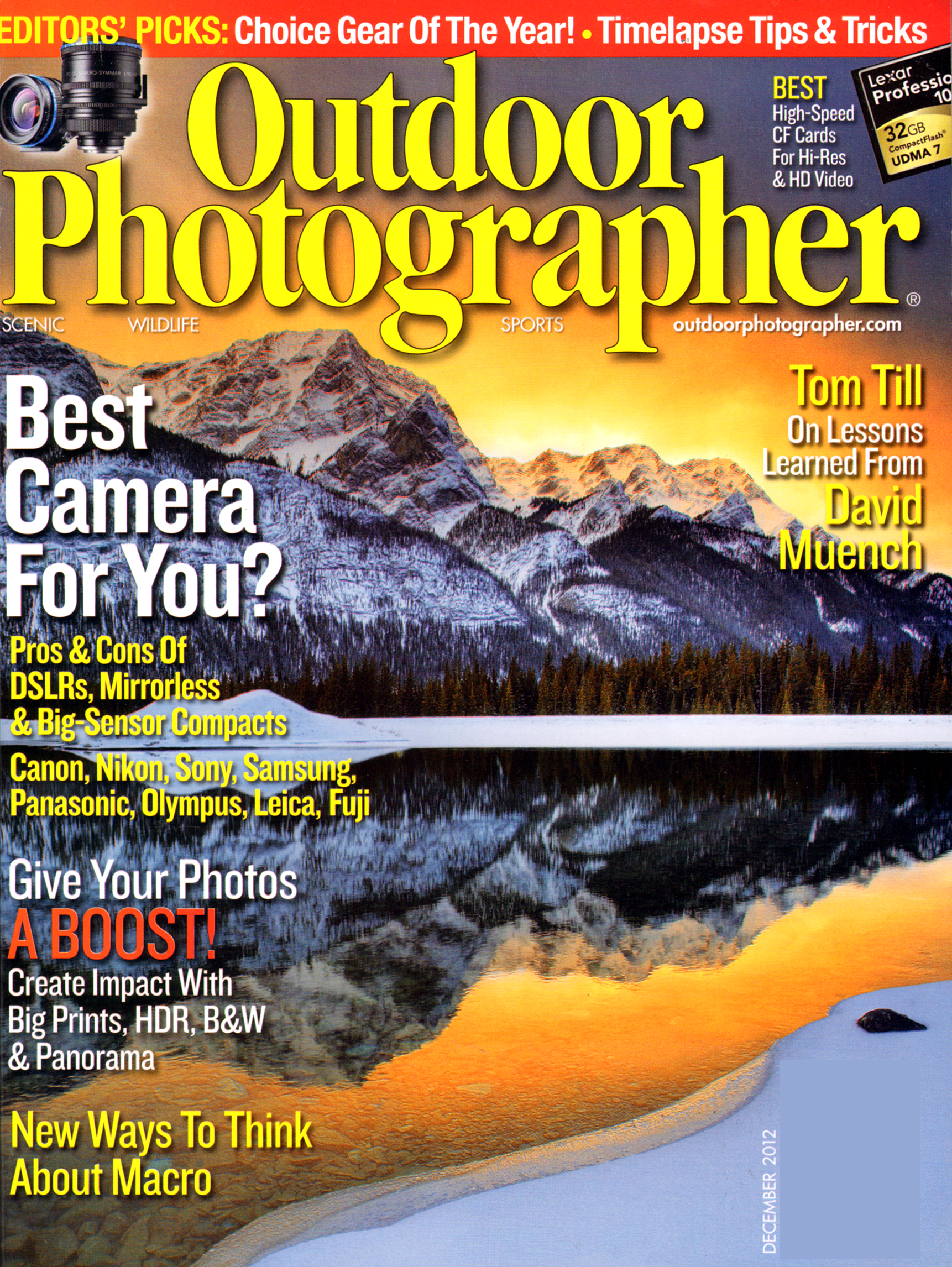 outdoor-photographer December 01, 2012 Issue Cover