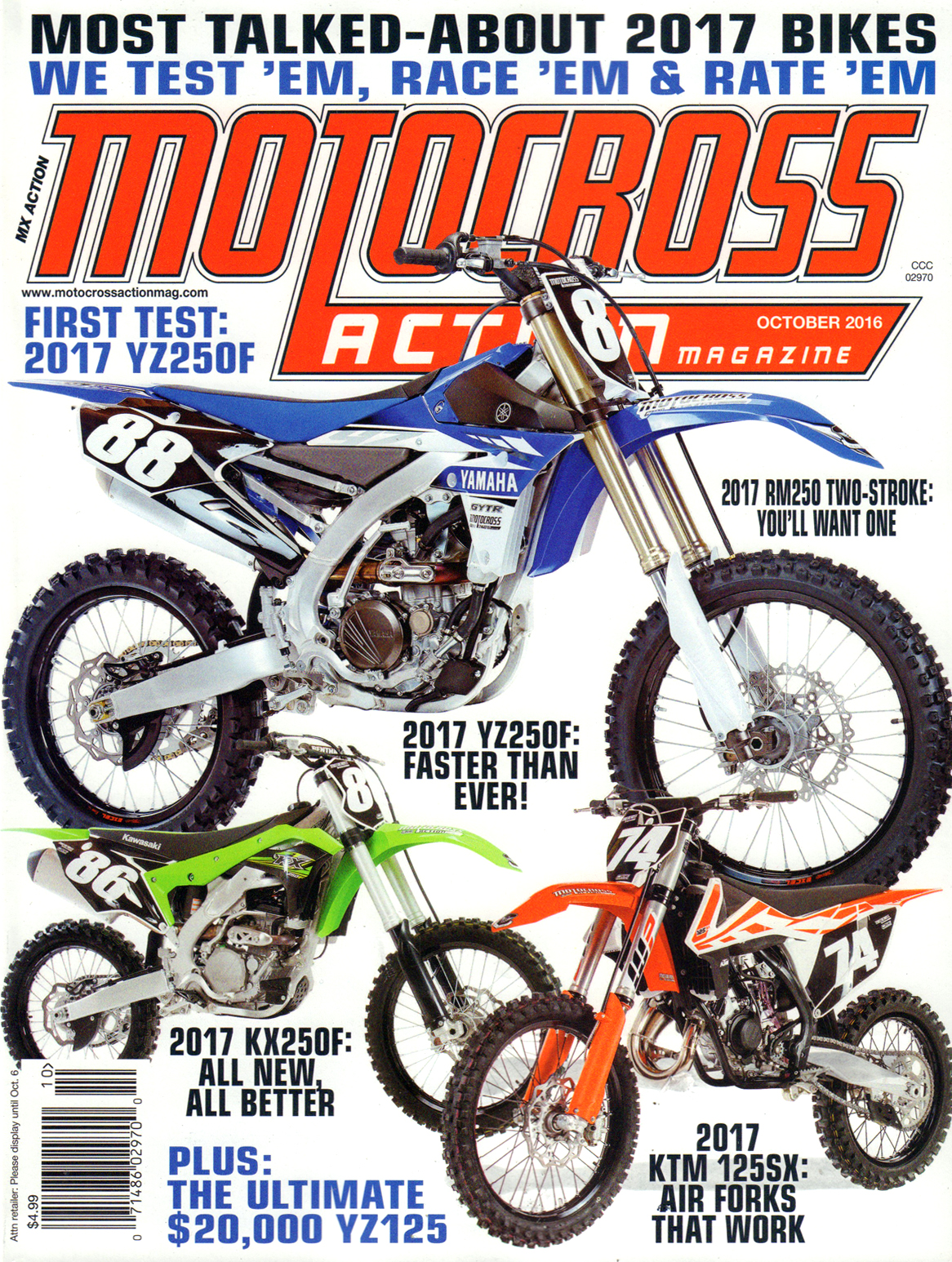 Motocross-Action October 01, 2016 Issue Cover