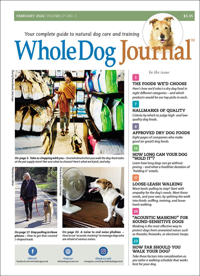 Whole-Dog-Journal February 01, 2024 Issue Cover