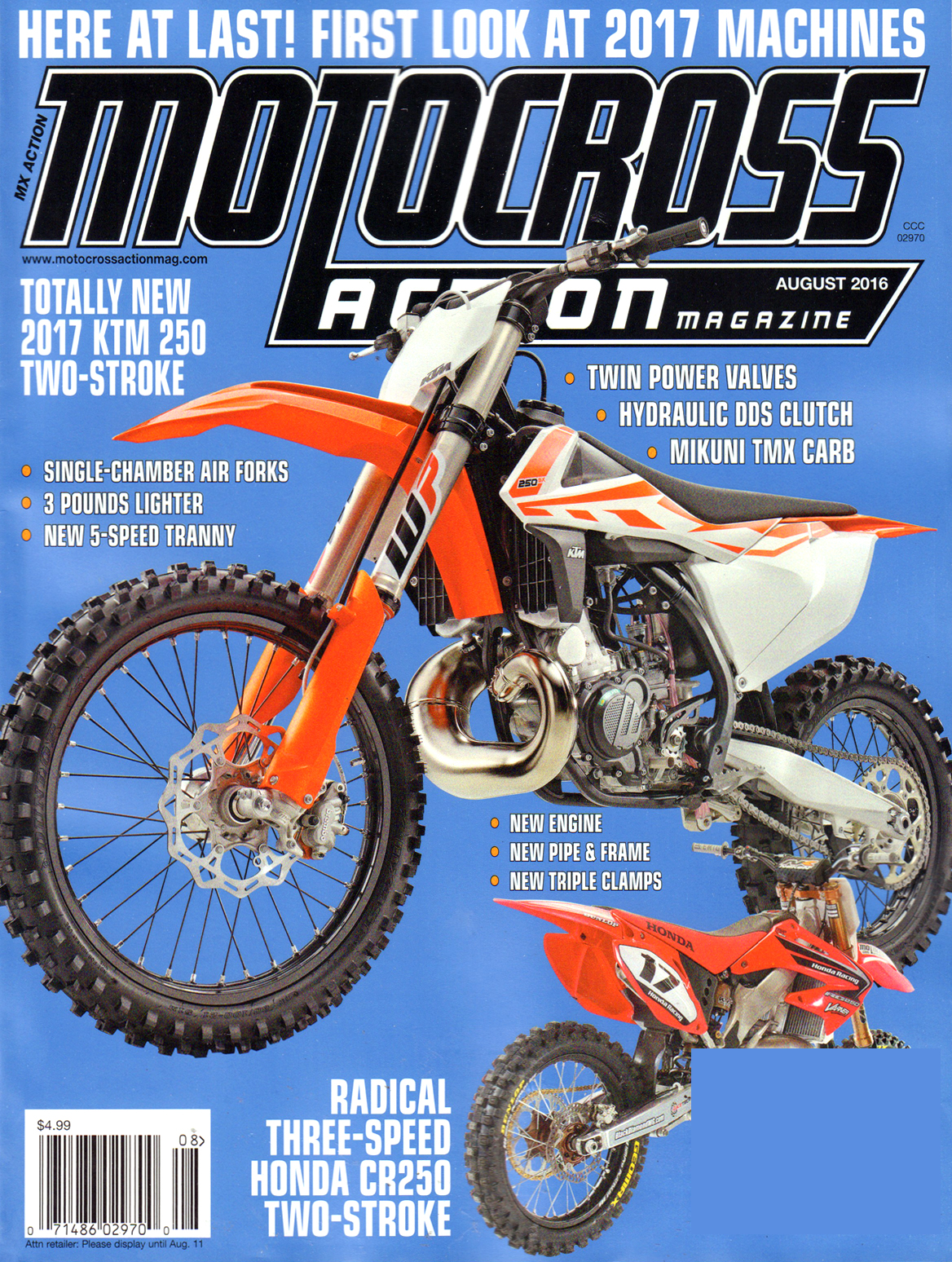 Motocross-Action August 01, 2016 Issue Cover
