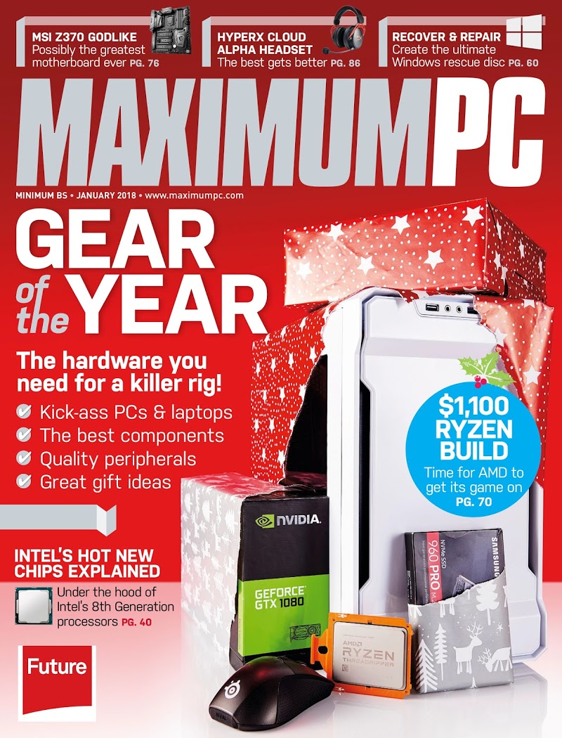 Maximum-PC January 01, 2018 Issue Cover