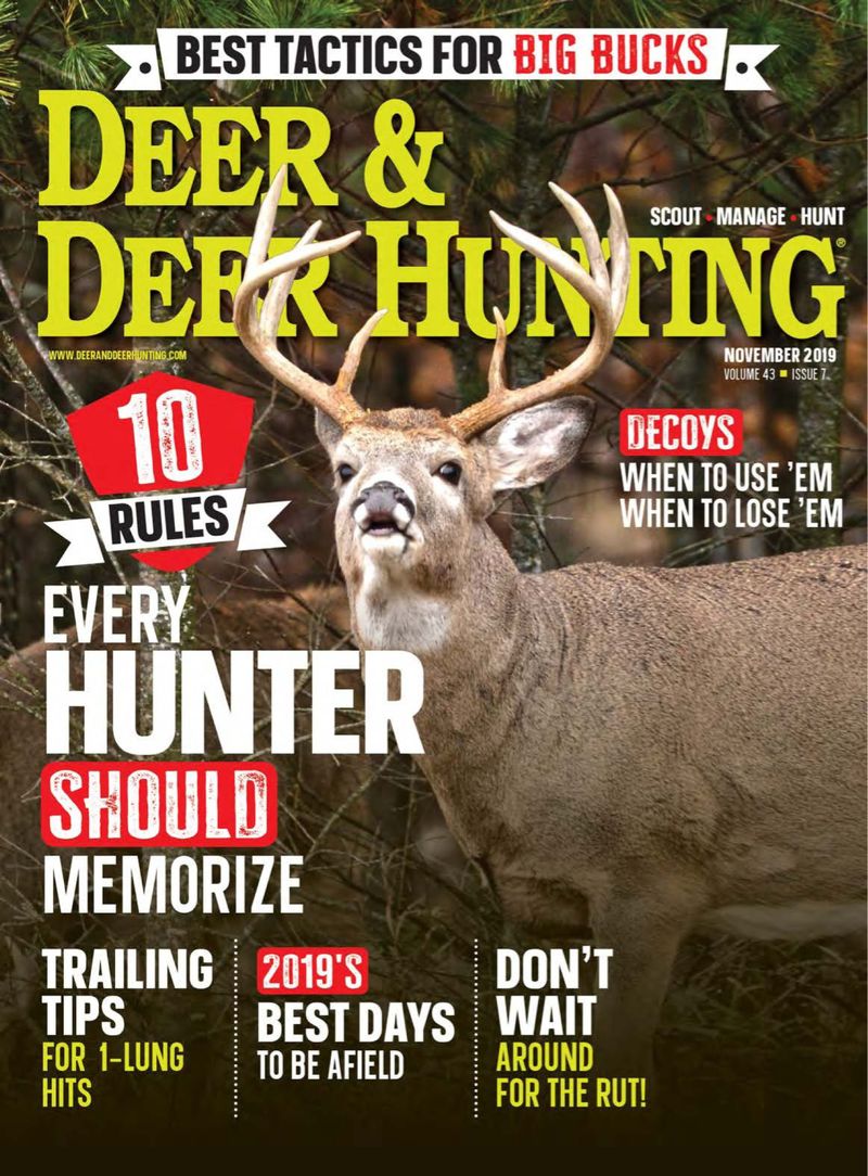 Deer-and-Deer-Hunting November 01, 2019 Issue Cover
