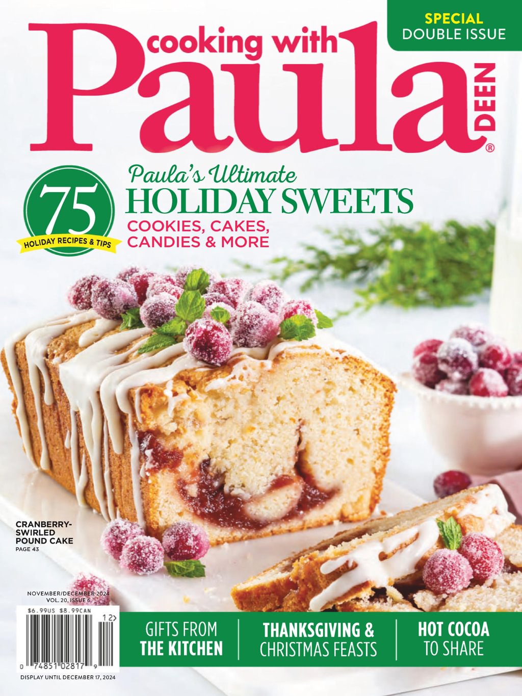 Cooking-With-Paula-Deen November 01, 2024 Issue Cover