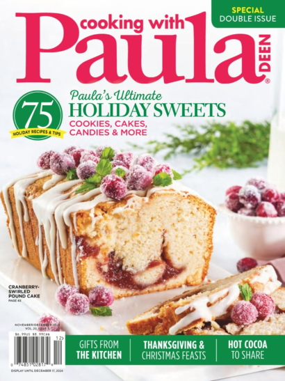 Cooking With Paula Deen November 01, 2024 Issue Cover