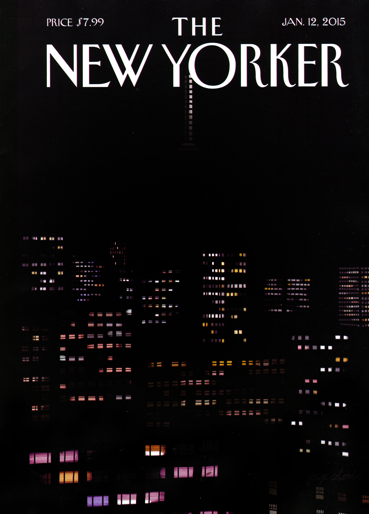 The-New-Yorker January 12, 2015 Issue Cover