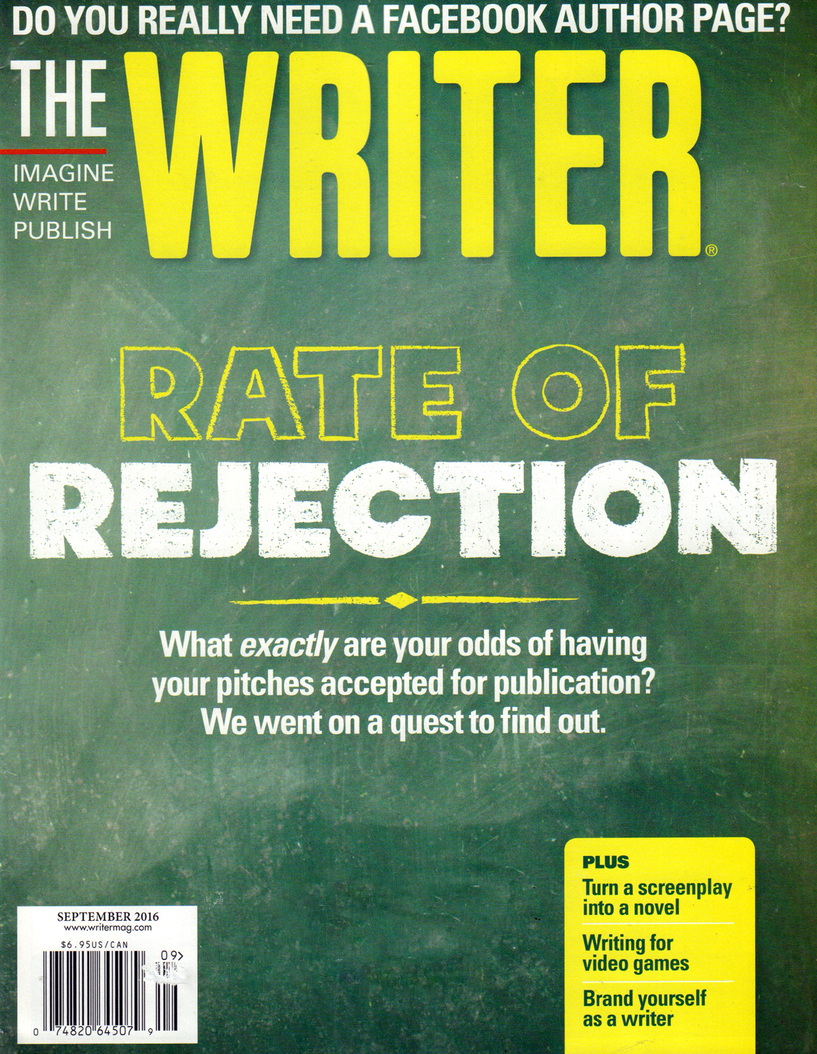 The-Writer September 01, 2016 Issue Cover
