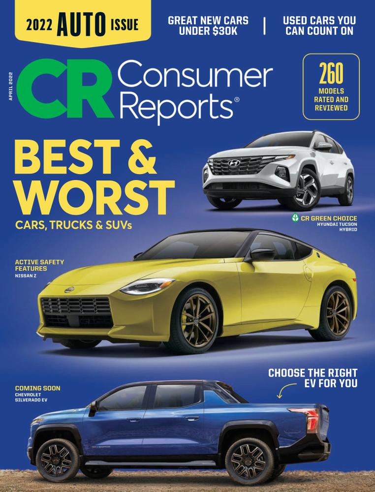 Consumer-Reports April 01, 2022 Issue Cover
