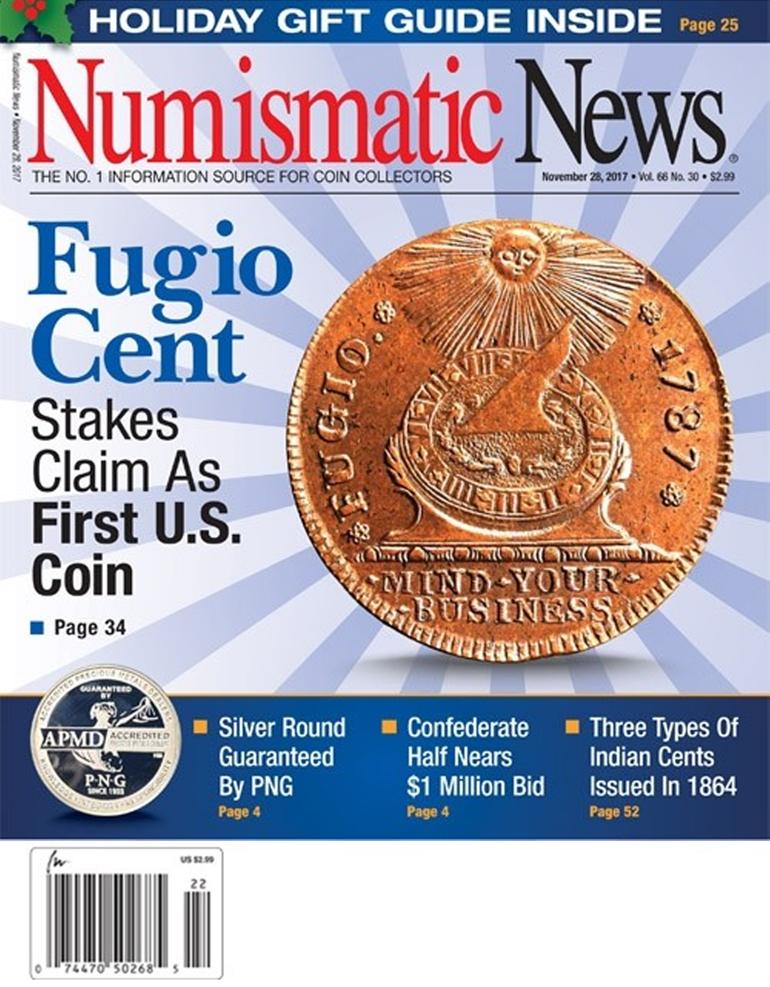 Numismatic-News November 28, 2017 Issue Cover