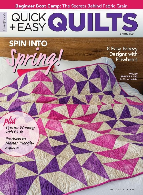 Quick-and-Easy-Quilts March 01, 2025 Issue Cover