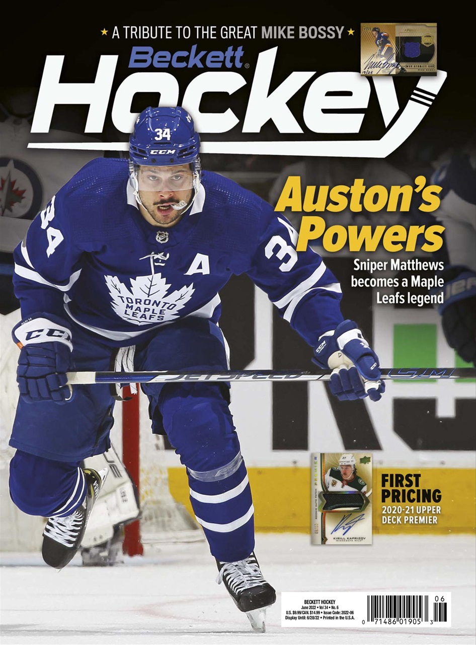 Beckett-Hockey June 01, 2022 Issue Cover