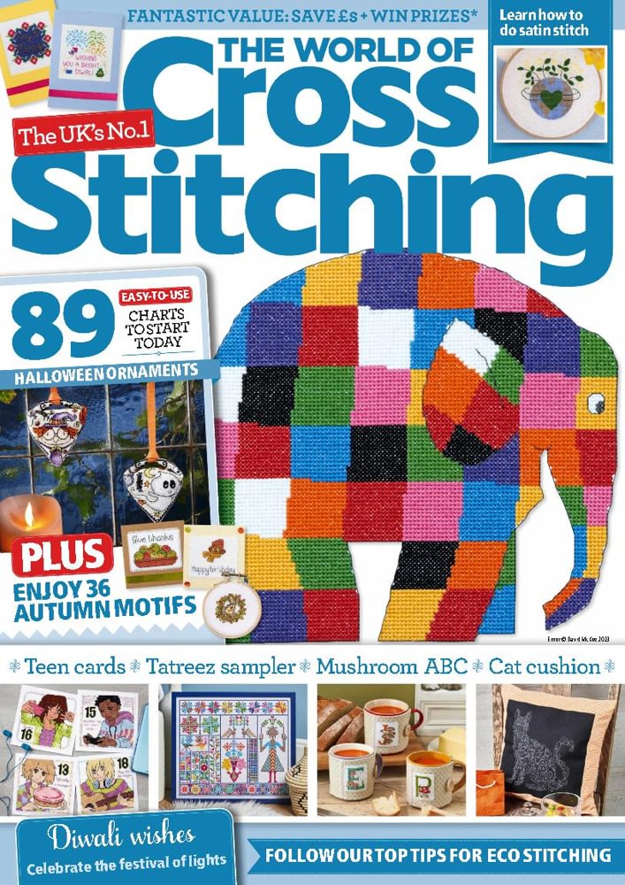 The-World-of-Cross-Stitching October 01, 2023 Issue Cover