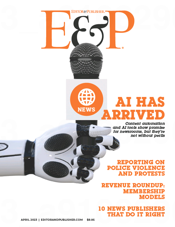 Editor-and-Publisher April 01, 2023 Issue Cover