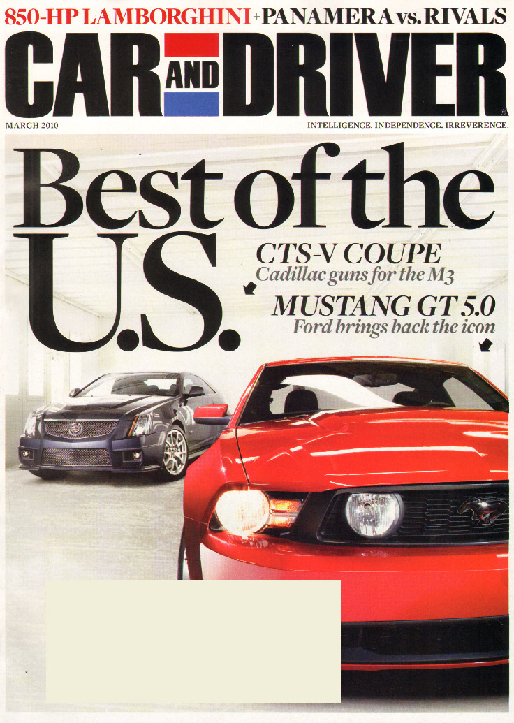 Car-And-Driver March 01, 2010 Issue Cover
