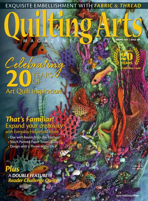 Quilting-Arts March 01, 2021 Issue Cover