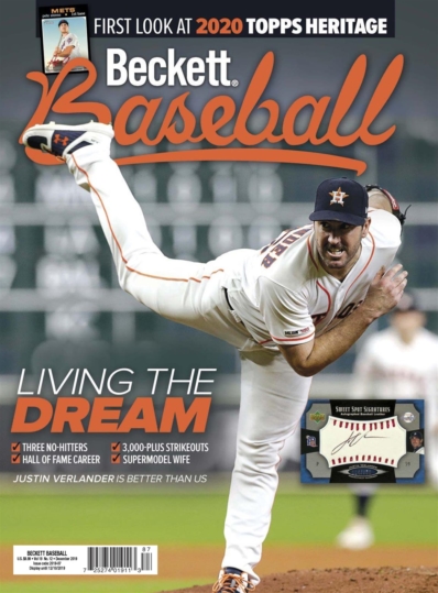 Beckett Baseball December 01, 2019 Issue Cover