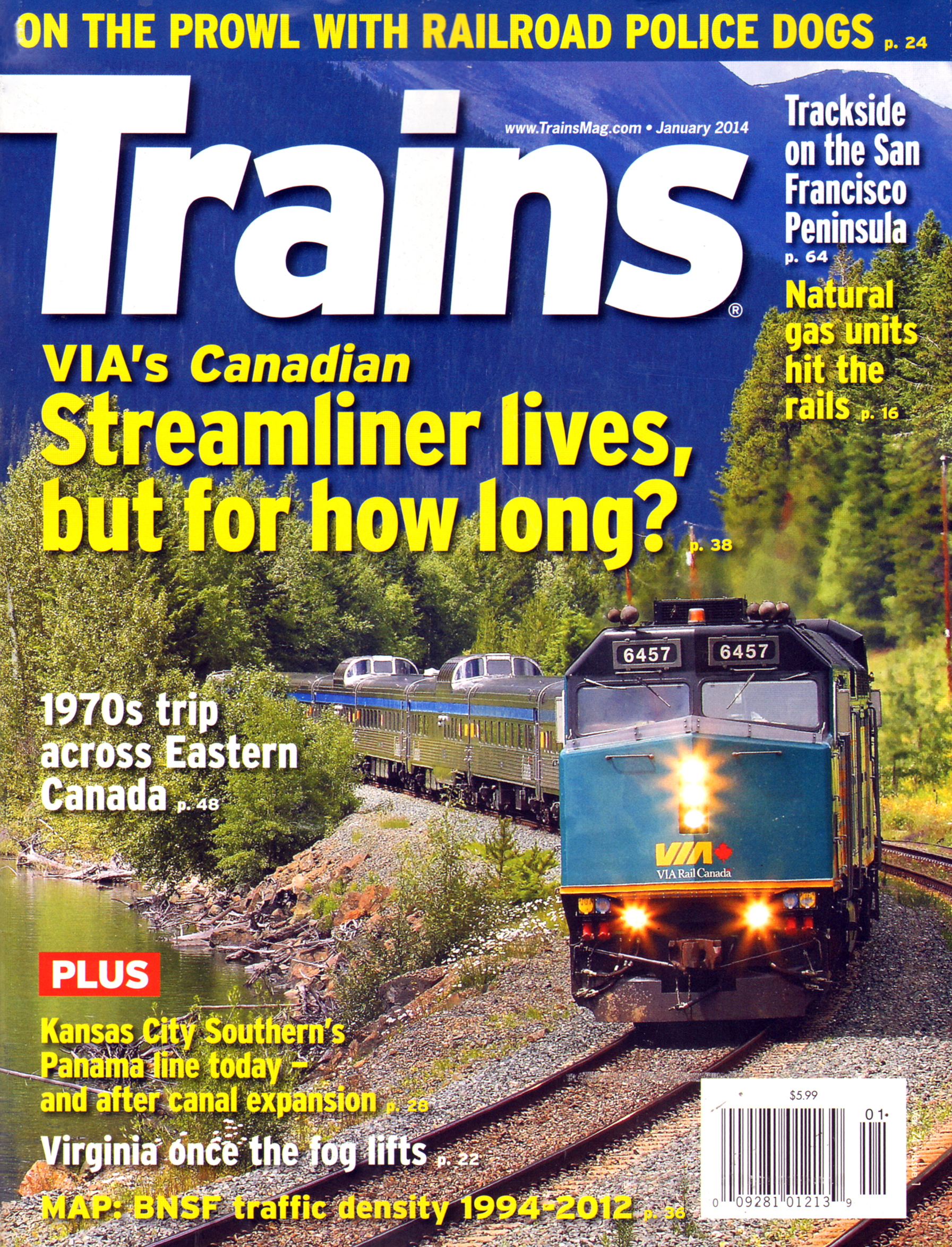 Trains January 01, 2014 Issue Cover