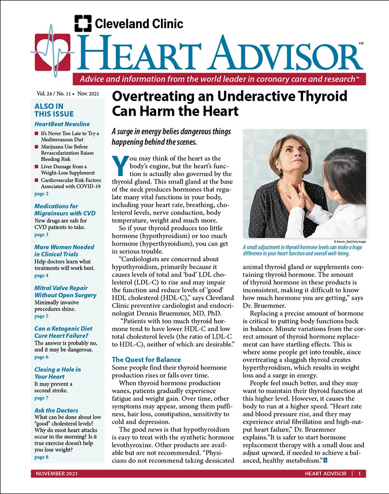 Heart-Advisor November 01, 2021 Issue Cover
