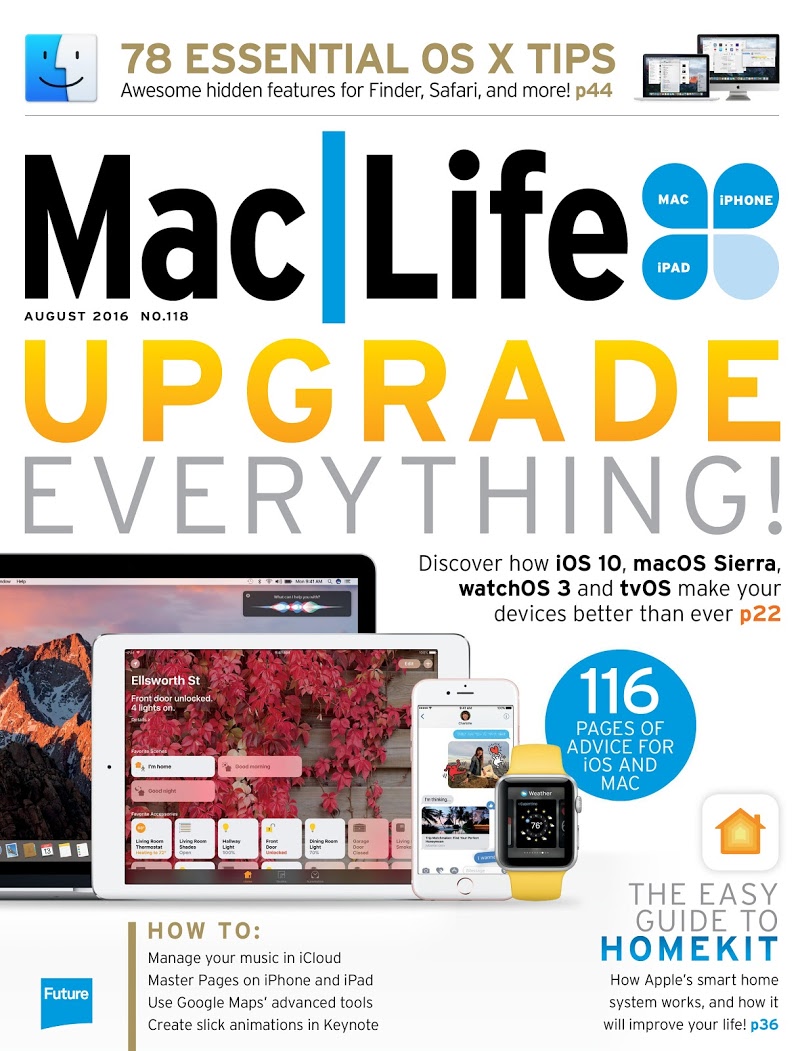 Mac-|-Life August 01, 2016 Issue Cover