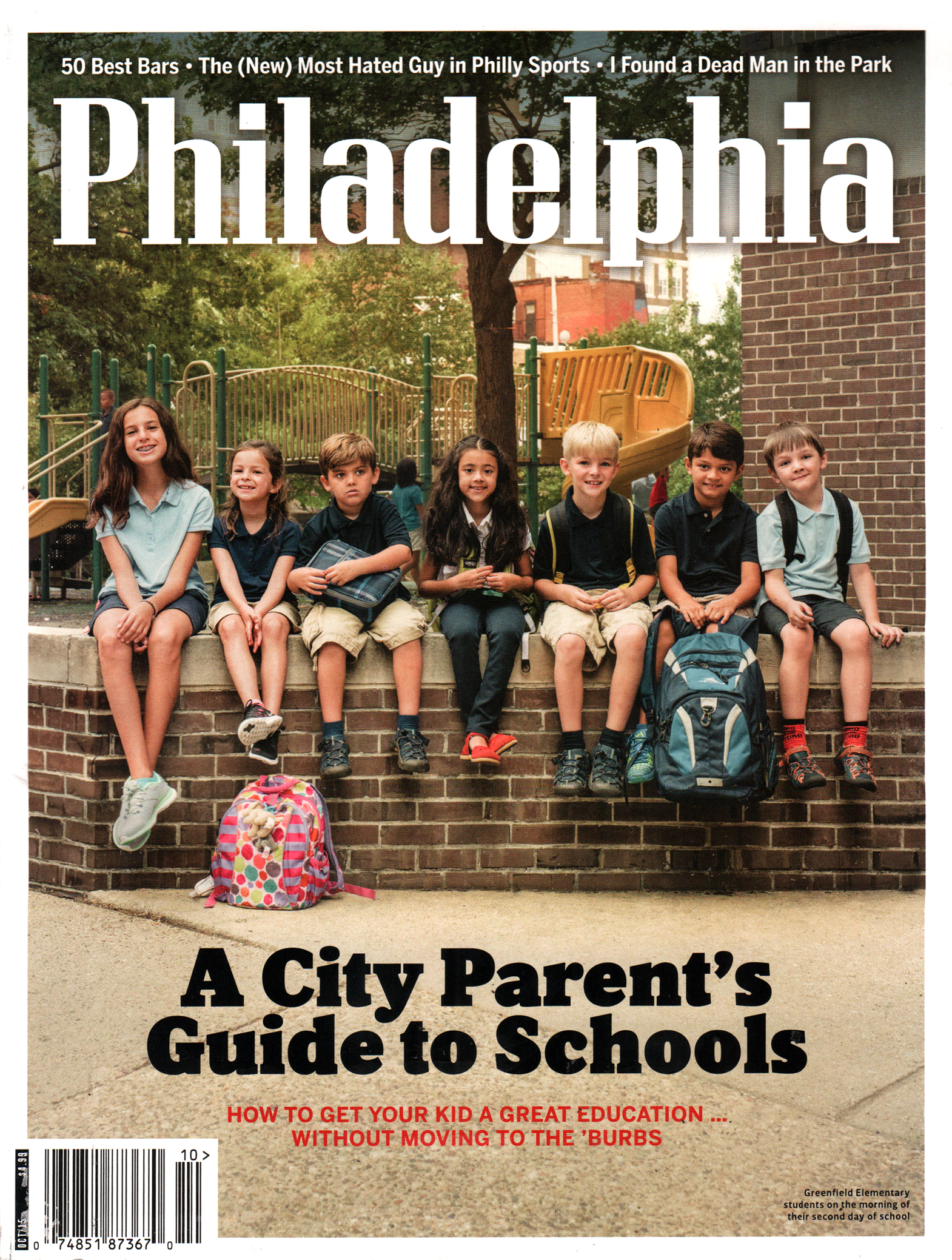 Philadelphia-Magazine October 01, 2015 Issue Cover