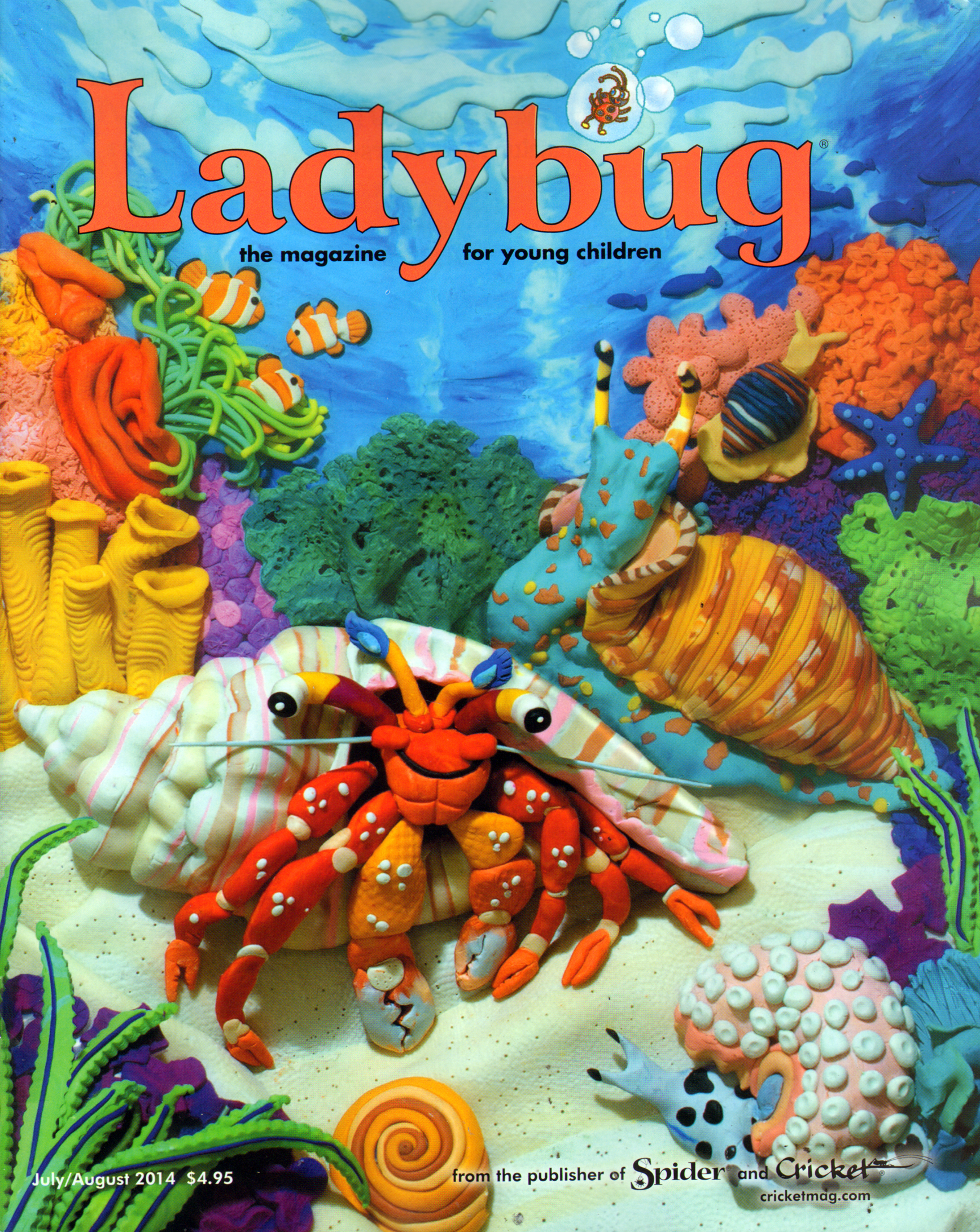 Ladybug July 01, 2014 Issue Cover
