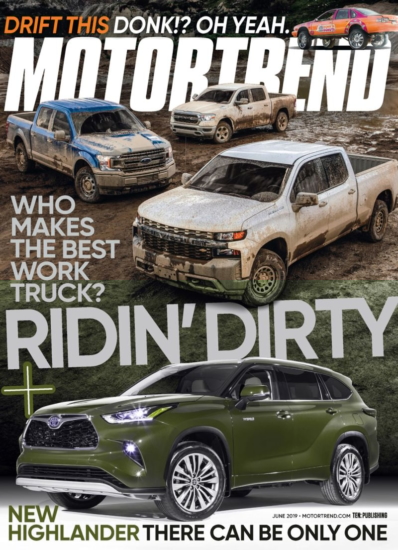 Motor Trend June 01, 2019 Issue Cover